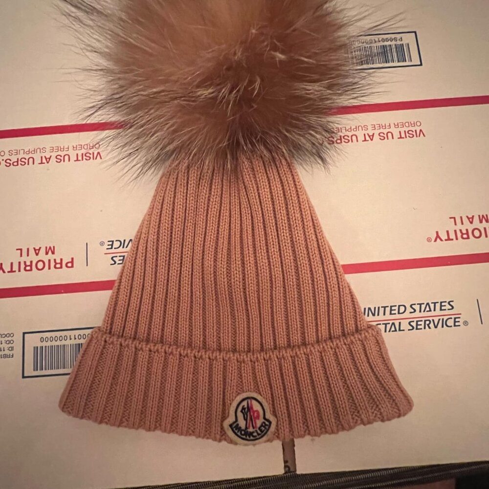 Moncler Beanie - Pink - Small - Toddler